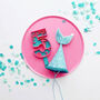 Mermaid Number Cake Topper Under The Sea Beach Party, thumbnail 3 of 6
