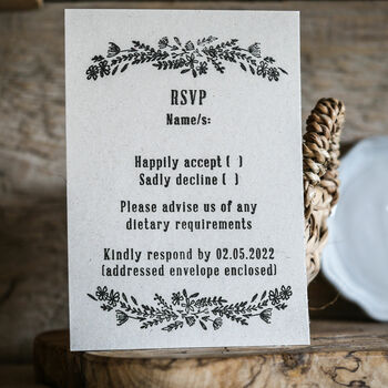 Wildflower Wedding Stationery Collection, 7 of 11
