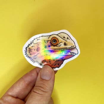 Personalised Holographic Pet Face Portrait Stickers, 7 of 12