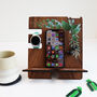 Printed Sage Botanical Accessories And Phone Holder, thumbnail 1 of 12