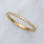 Pave Eternity Wedding Ring In 18ct Yellow Gold, thumbnail 3 of 5