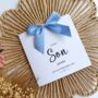 To My Son On Your Wedding Day Card, Luxury Bow Wedding Couple Card, thumbnail 1 of 4