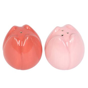 Tulip Salt And Pepper Shakers Set Kitchen Decor, 2 of 4