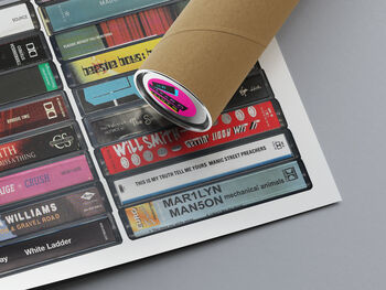 28th Birthday 1998 Music Print Personalised Gift, 6 of 9