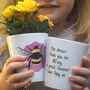 Bee Personalised Teacher Plant Pot Gift, thumbnail 3 of 3