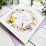 Handmade Floral Mother's Day Card: Paper Flowers And Bird Design. Customisable, thumbnail 3 of 8
