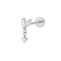 Cascade Crystal Tragus Earring, thumbnail 2 of 5