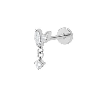 Cascade Crystal Tragus Earring, 2 of 5