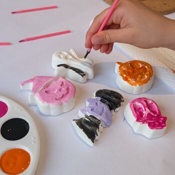 Paint Your Own Halloween Shape Mini Craft Kit, 2 of 8