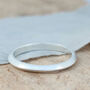 Thin Band Ring. Sterling Silver Stackable Carved Ring, thumbnail 1 of 8