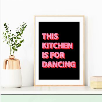 Kitchen Dancing Print, 4 of 10