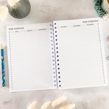 Personalised Year Planner | Choice Of Covers | Budget, Wellness And Travel, 7 of 12