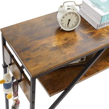 Industrial Console Table Table Hallway Entryway Table, 6 of 12