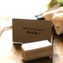 Handcrafted By Personalised Rubber Stamp, thumbnail 1 of 3
