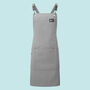 Varsity Initials Personalised Apron With Clip And Clasp Strap, thumbnail 5 of 8