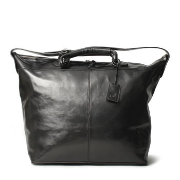 The Finest Italian Leather Travel Bag. 'The Fabrizio', 3 of 11