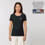 Custom Ski Resort 100% Organic Cotton Women's T Shirt, thumbnail 4 of 8