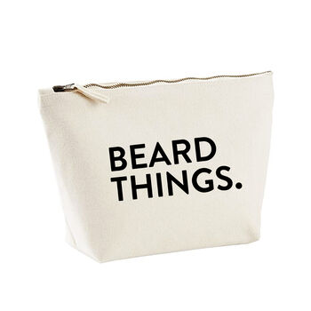 Beard Things Zipped Toiletry Bag For Men, 5 of 5