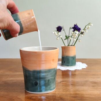 Mr And Mrs Stoneware Wedding Mug, 5 of 7