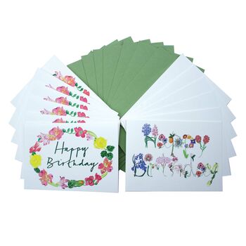 Set Of Assorted Happy Birthday Greetings Cards, 2 of 7
