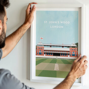 Any Cricket Ground Personalised Art Print, 3 of 10