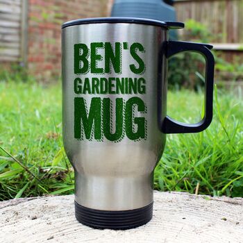 Personalised Gardener's Travel Mug, 2 of 4