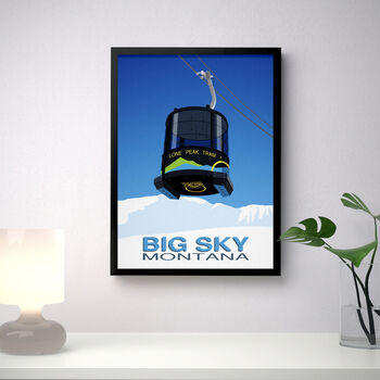 Big Sky Ski Resort Poster, 2 of 6