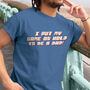 Retro 'Game On Hold To Be Dad' T Shirt, thumbnail 2 of 6