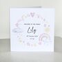Personalised New Baby Girl Welcome To The World, thumbnail 1 of 3