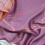 Personalised Pink Romance 'Where We Started' Map Scarf, thumbnail 7 of 12