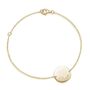 Personalised 18 K Gold Plated Disc Chain Bracelet, thumbnail 1 of 5