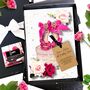 Personalised Scented 60th Birthday Card For Her Pink Heels, thumbnail 1 of 11