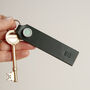 Personalised Classic Leather Key Fob, thumbnail 2 of 12