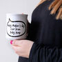 Personalised Mother To Be Speech Bubble Mug From Bump, thumbnail 3 of 4