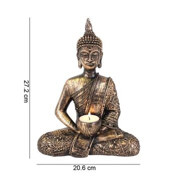Sitting Thai Buddha Tealight Holder, 3 of 4
