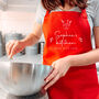 Personalised Women Kitchen Apron For Her, thumbnail 5 of 6