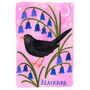 Blackbird Bird Art Poster, thumbnail 2 of 4