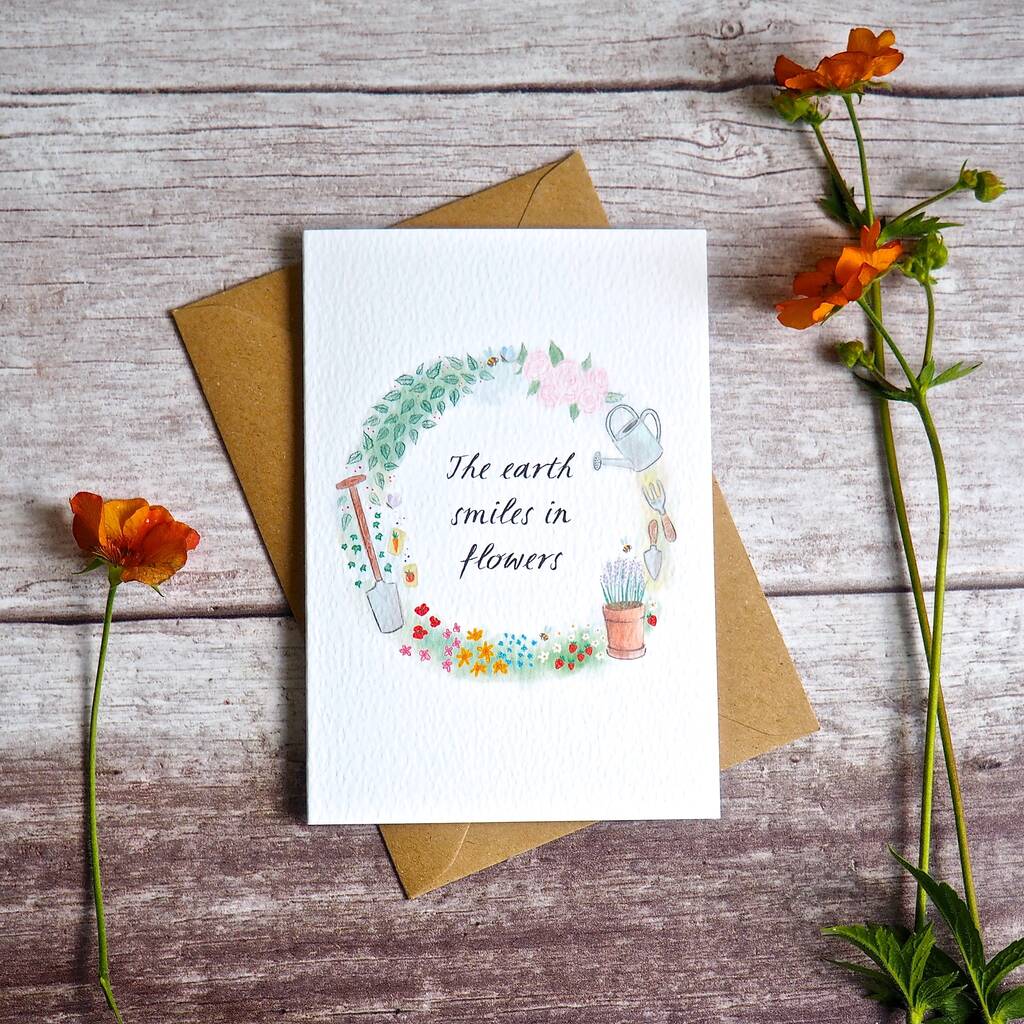 Set Of Three Gardening Themed Cards By arbee | notonthehighstreet.com