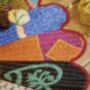 Recycled Kantha Patch Sari Tree Skirt, thumbnail 3 of 3