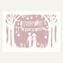 Personalised Wedding Card, Large A5, thumbnail 4 of 6