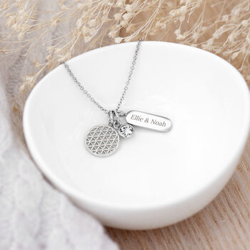 Personalised Mandala Charms Necklace, 3 of 11