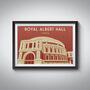 Royal Albert Hall London Travel Poster Art Print, thumbnail 1 of 6