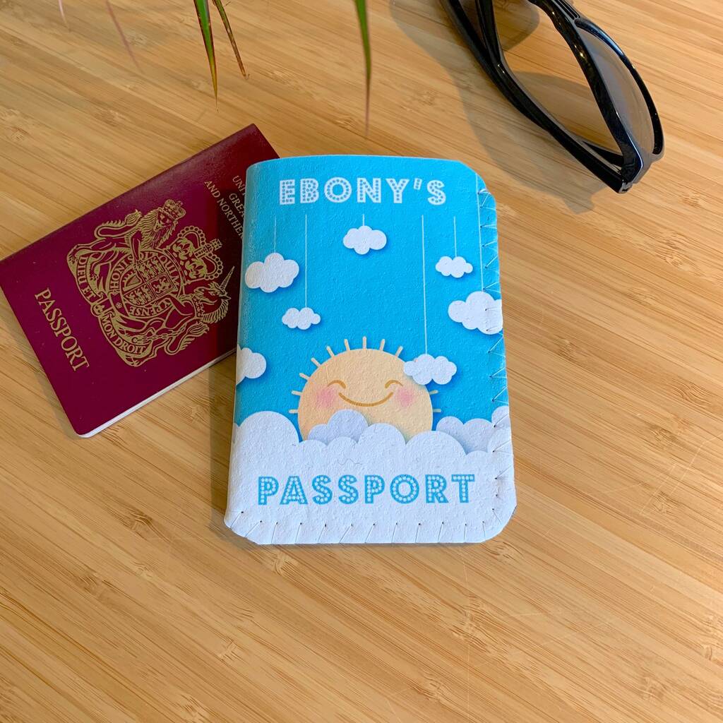 Passport Holder Children's Sunshine Design, 1 of 3