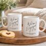 Set Of Two Personalised We're Engaged Mugs, thumbnail 1 of 4