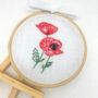 Poppy Embroidery Kit, thumbnail 4 of 12