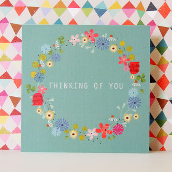 Floral Thinking Of You Card, 4 of 5