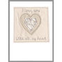 Personalised Love Heart Romance Or Anniversary Card, thumbnail 4 of 12