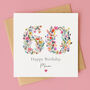 Personalised Wildflower 60th Birthday Card, thumbnail 1 of 5