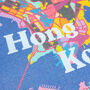 Hong Kong Nights City Map Tapestry Kit, thumbnail 7 of 7