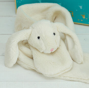 Cream Bunny Scarf, Great For All Ages, 2 of 5